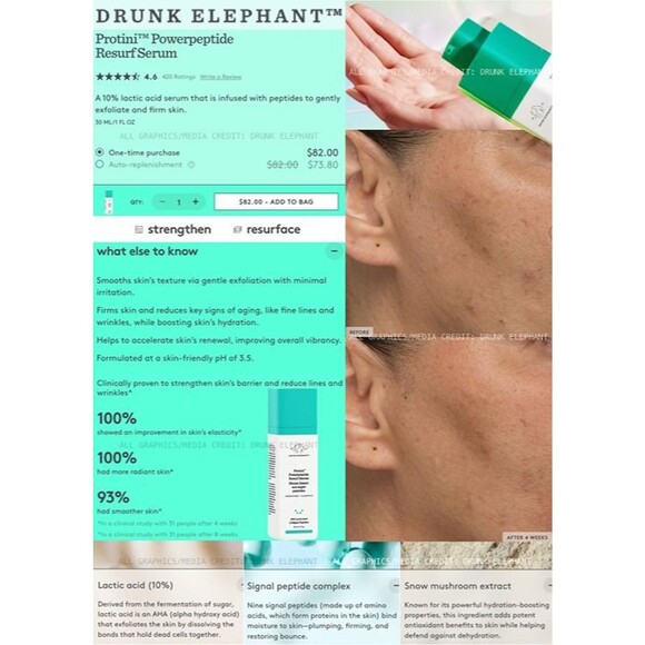 Luxury Skincare Samples Clarins Lancome Shani Darden Alpyn Rodial Drunk Elephant - Picture 7 of 12